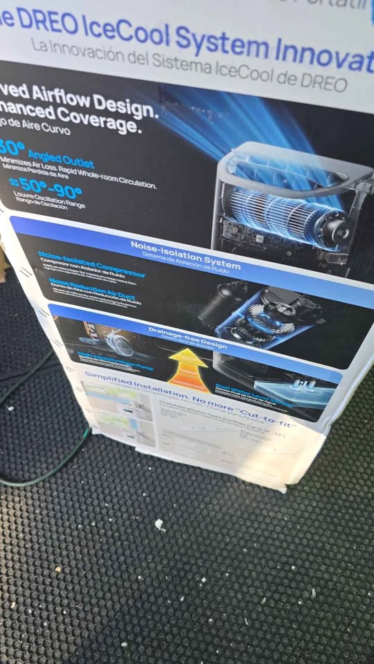 NEW DREO 5000 BTU Portable AC Air Conditioner