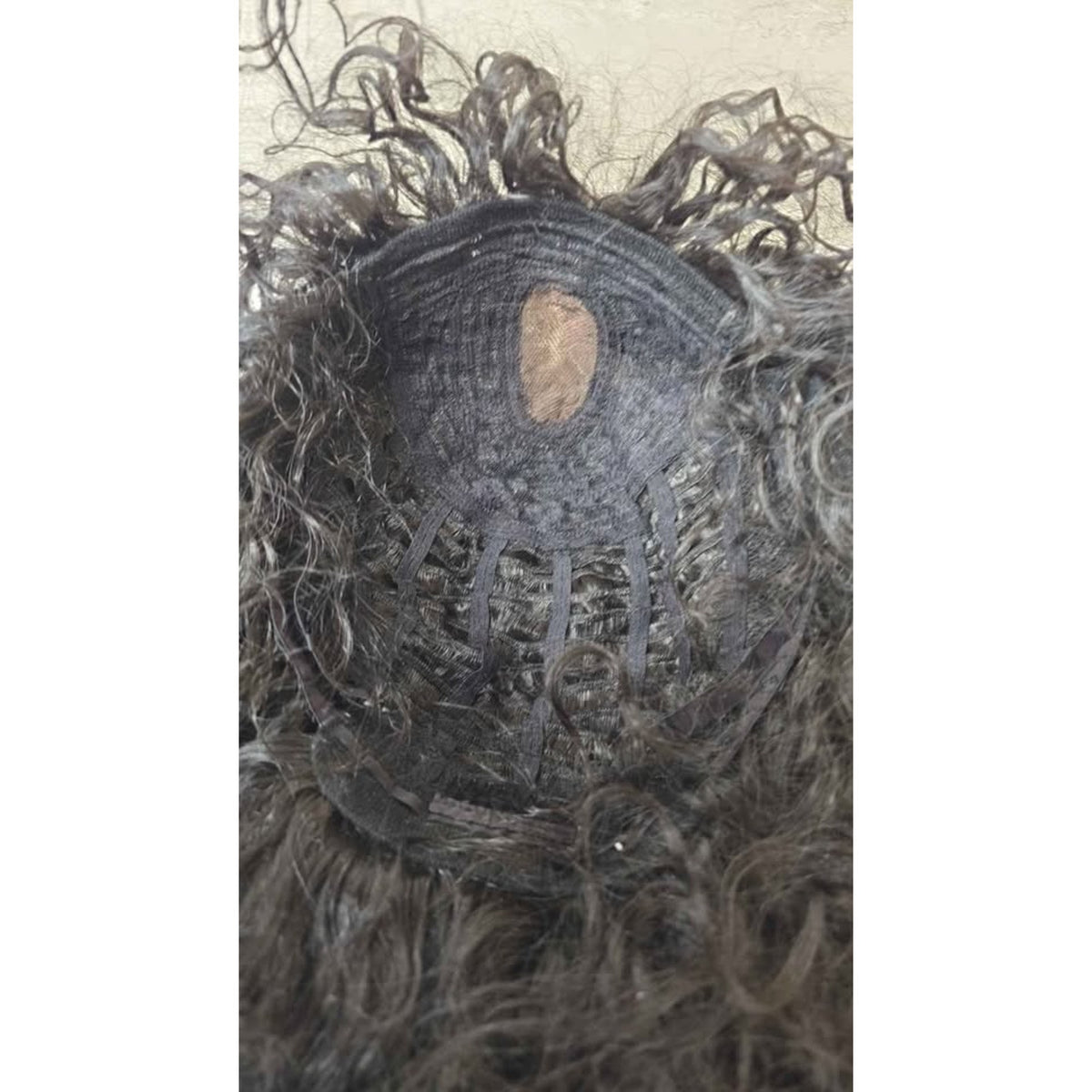 New Gorgius Veralux Blend Shaggy Natural Black W/ Bangs Premium Fiber & Remy Human Hair Blended