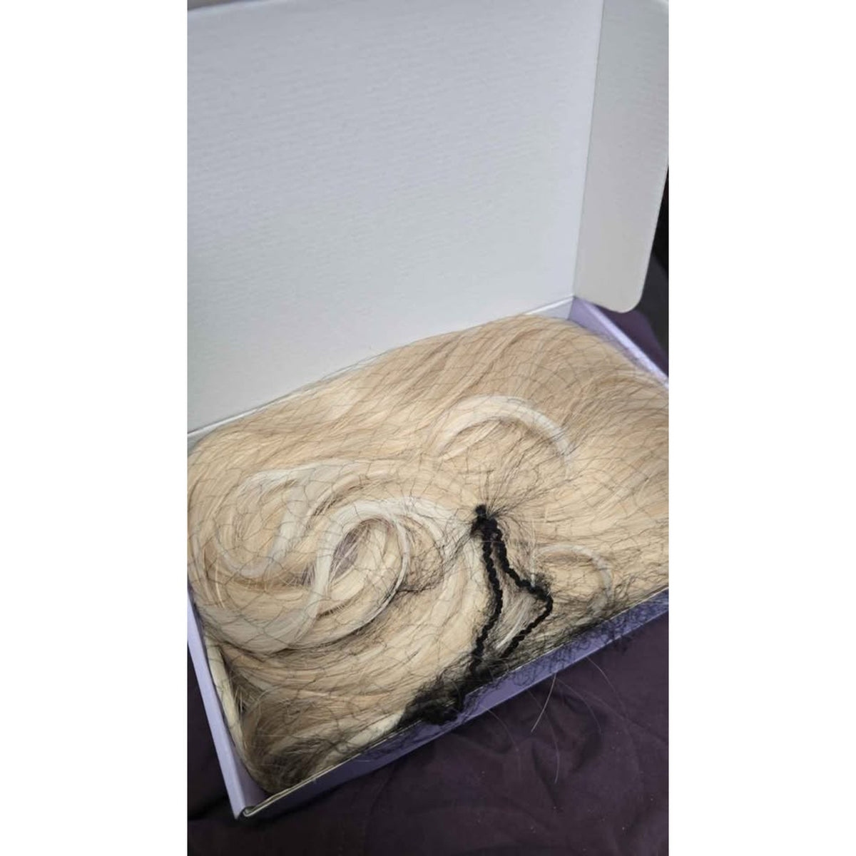 BARSDAR Short Wavy Lauered Blonde Wig 16"