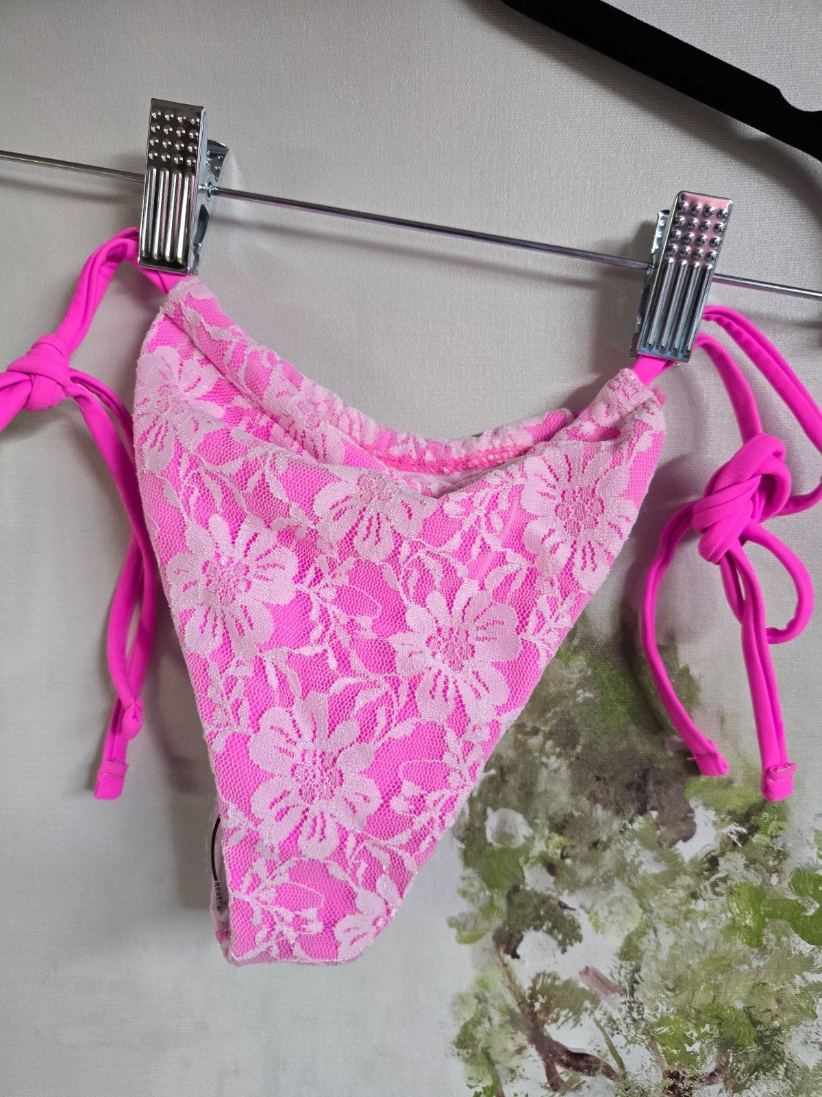 SHENHE Triangle Bikini Set – Pink Floral, XS – NWT