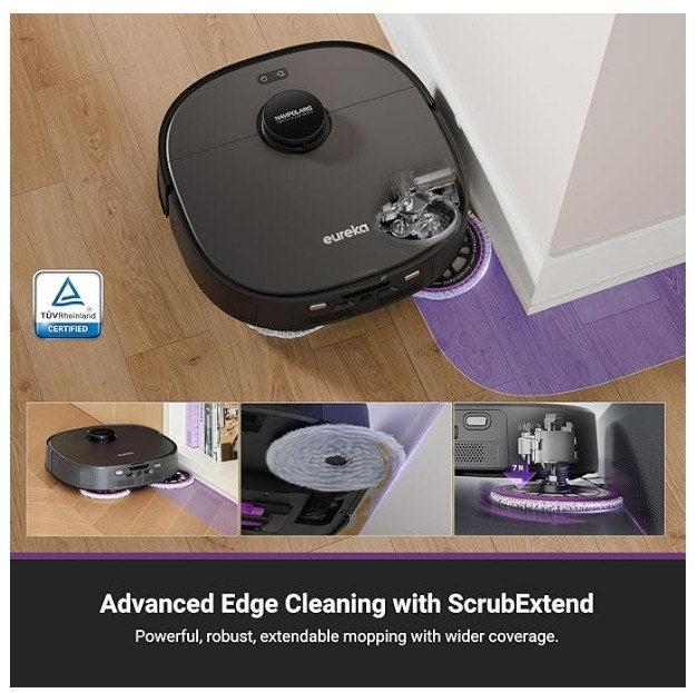 NEW Eureka J15 Ultra Self Emptying Robot Vacuum, 19,000 Pa Suction, Flex-Arm Design