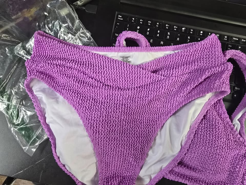 TANSUITME Textured Bikini Set – Medium – New