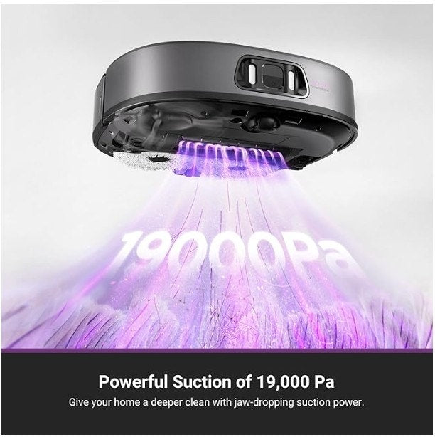 NEW Eureka J15 Ultra Self Emptying Robot Vacuum, 19,000 Pa Suction, Flex-Arm Design