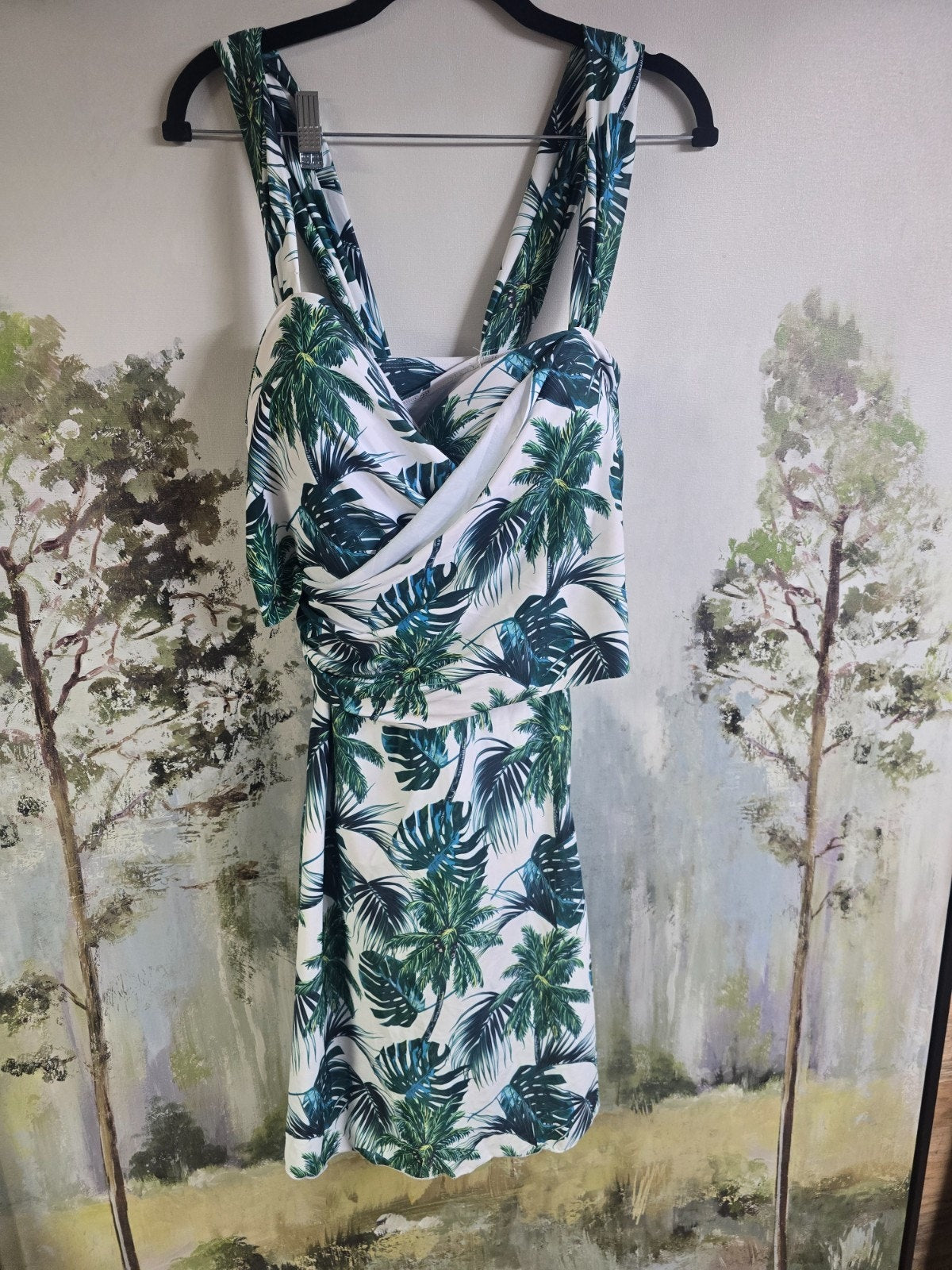 COCOPEAR Crossover Swimdress – Floral, 5XL / 24–26 – NWT