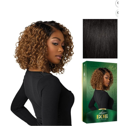 Sensationnel Chicbob Lace Frontwig - Lob Unit 3 Face Framing Glueless Wig Wide 5 Inch Deep