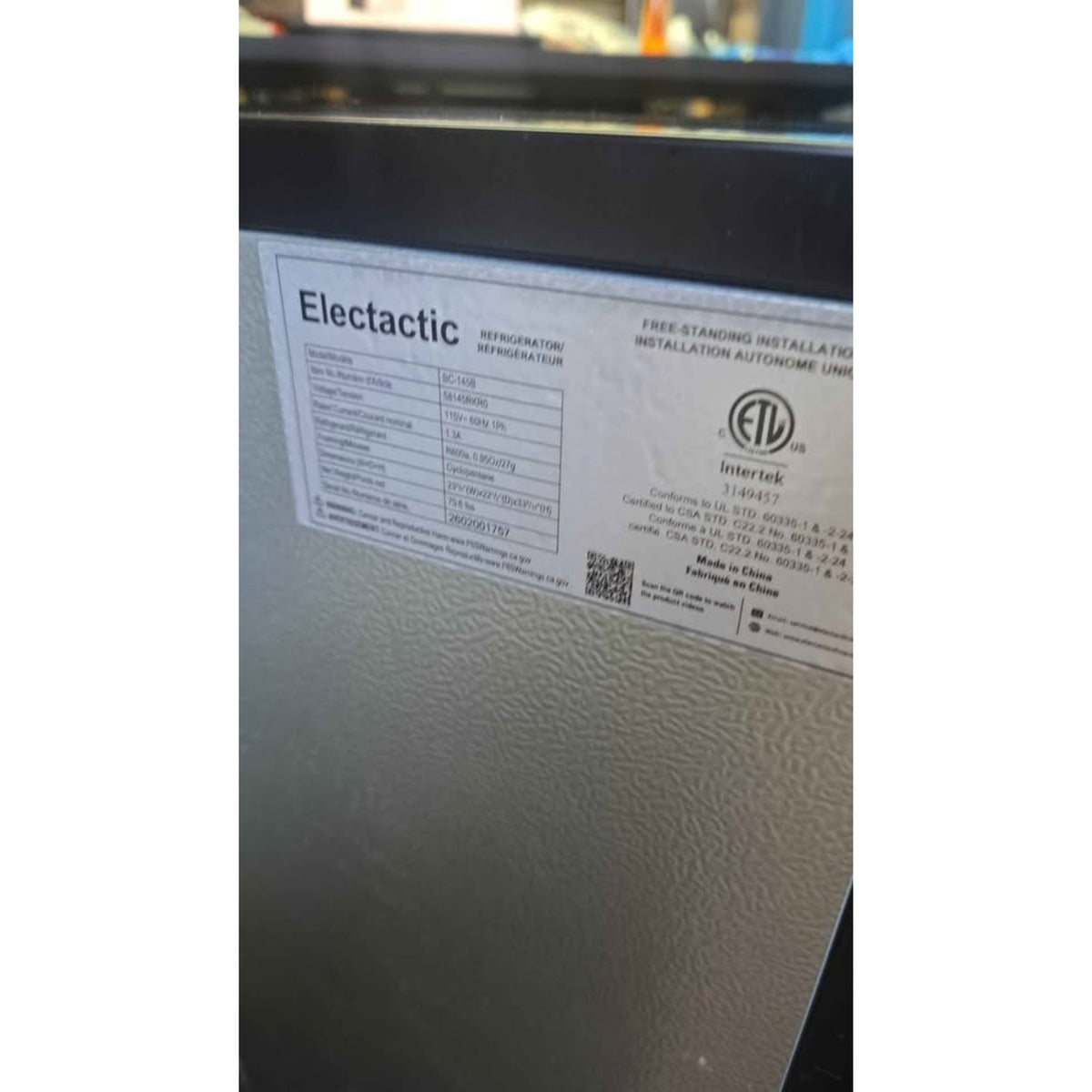 Cowsar 5 cu. ft. 180-Can Mini Fridge, Stainless Steel