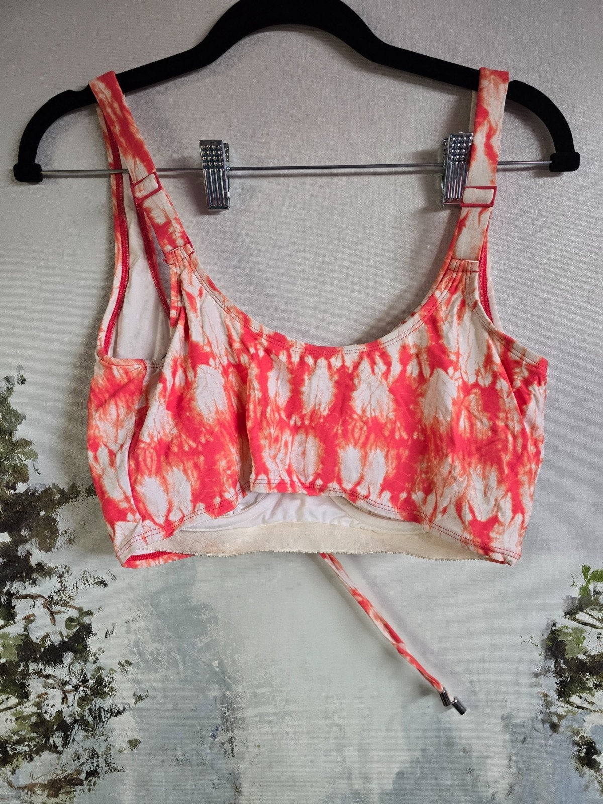 COCO REEF Elevate Underwire Bikini Top – Papaya Tie Dye, 36D – NWT
