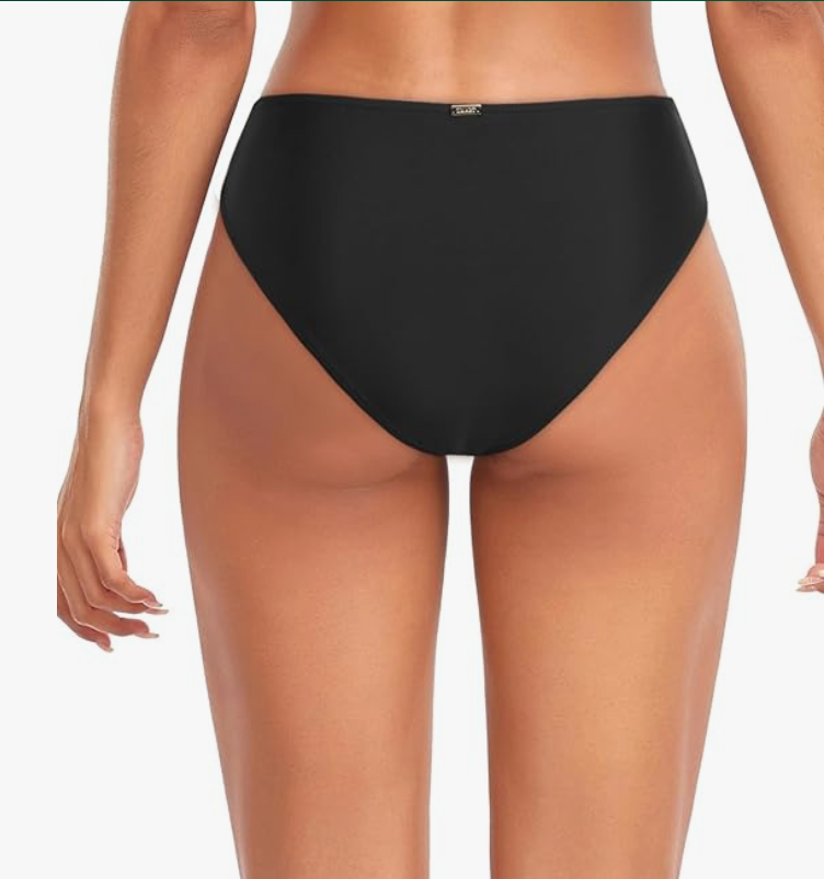 Zmart Strappy Low-Rise Bikini Bottom – Black, Small – NWT