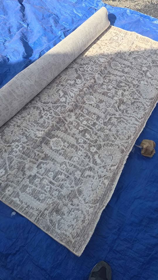 New Loloi Clarissa Fog / Bone 6'3 x 9'6" Area Rug