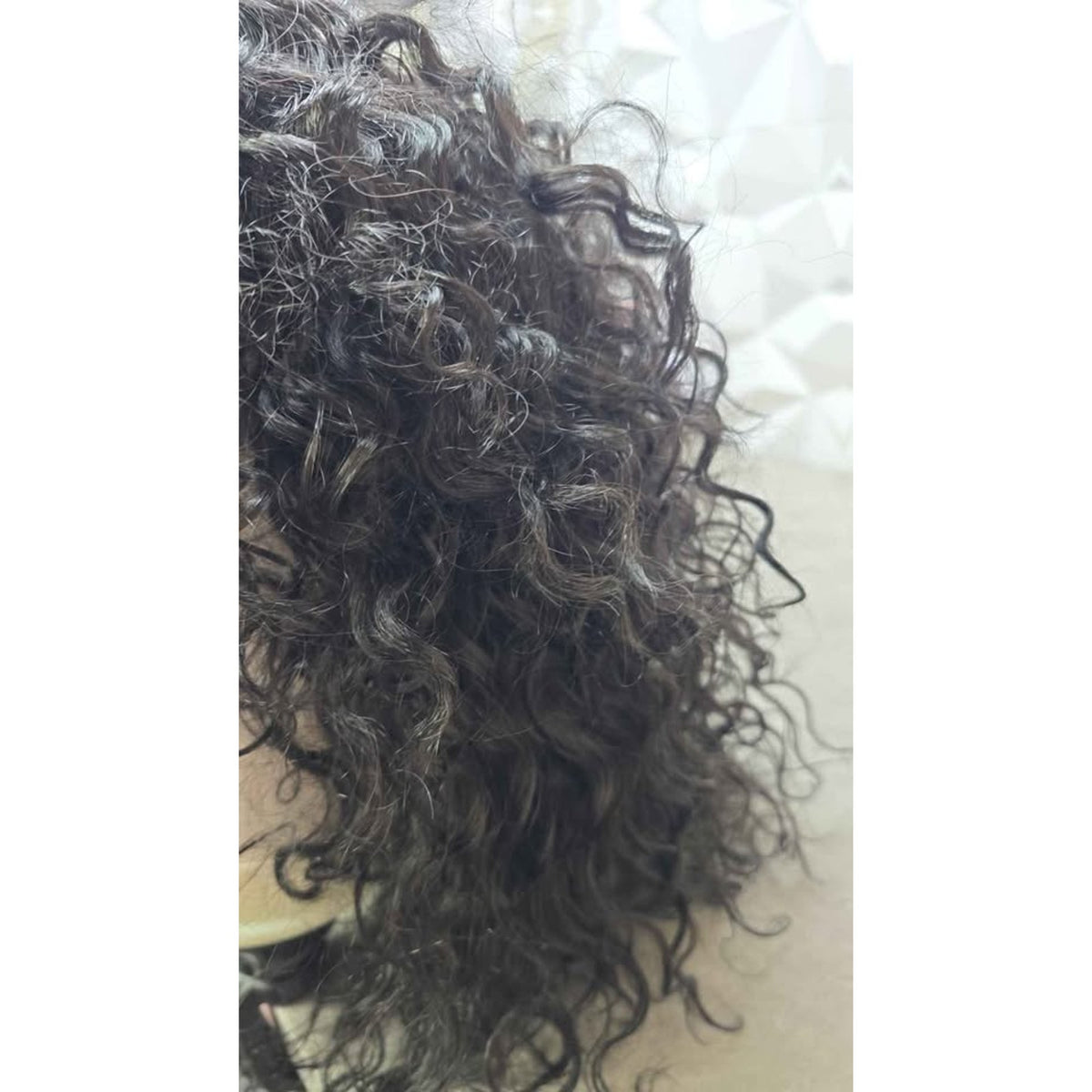 New Gorgius Veralux Blend Shaggy Natural Black W/ Bangs Premium Fiber & Remy Human Hair Blended