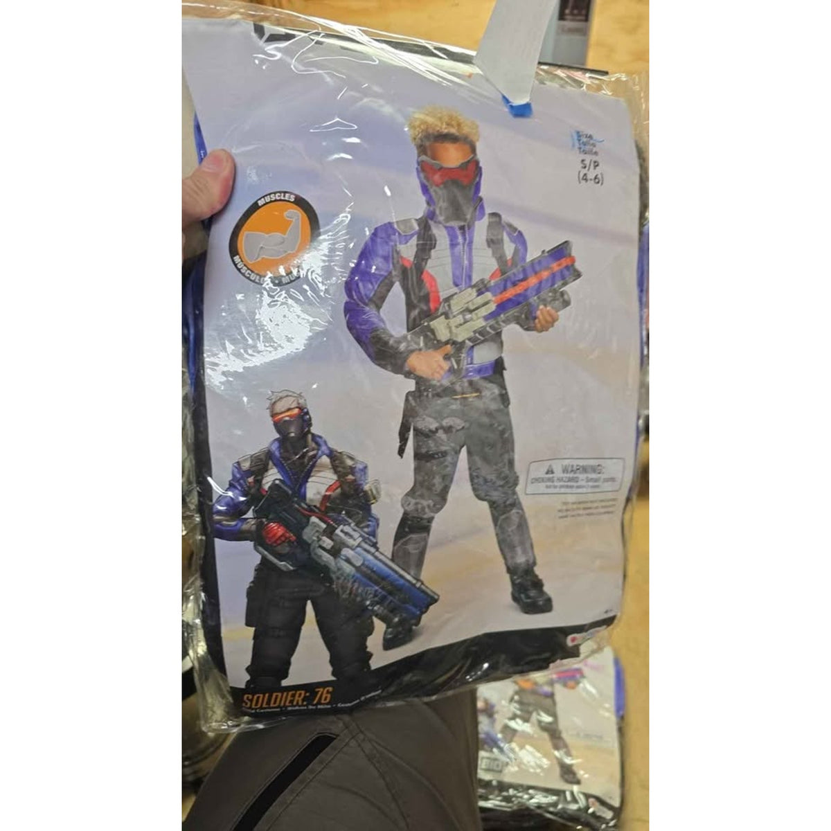 Soldier 76 Halloween Costume 4-6 S/P