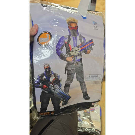 Soldier 76 Halloween Costume 4-6 S/P