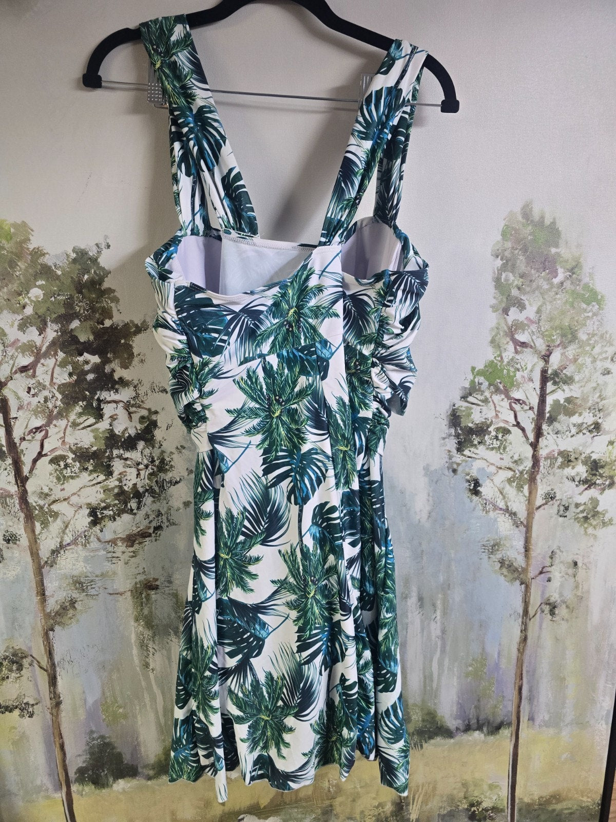 COCOPEAR Crossover Swimdress – Floral, 5XL / 24–26 – NWT