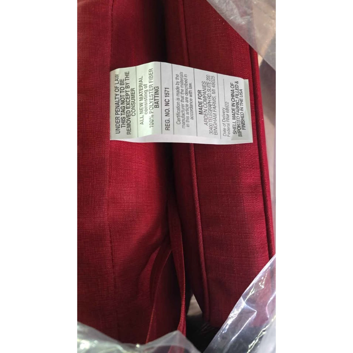 Hampton Bay Laurel Oaks Outdoor Seat Cushion - 1 Set