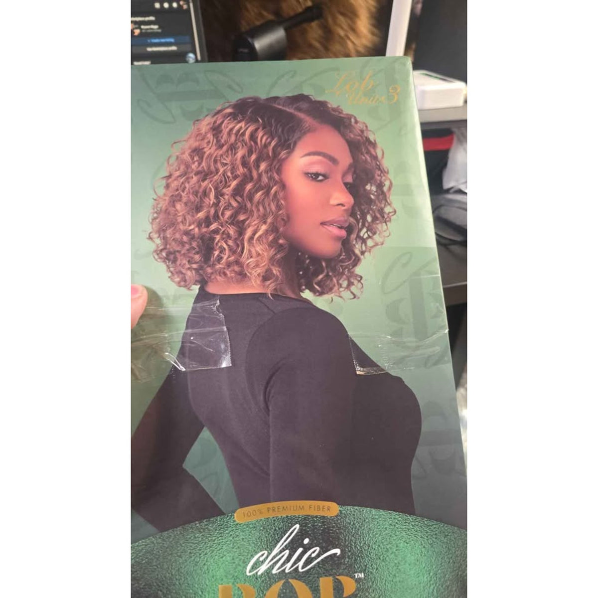 Sensationnel Chicbob Lace Frontwig - Lob Unit 3 Face Framing Glueless Wig Wide 5 Inch Deep