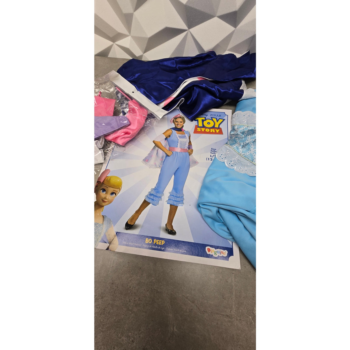 Disney Pixar Toy Story 4 Bo Peep Deluxe Costume Adult L 12-14