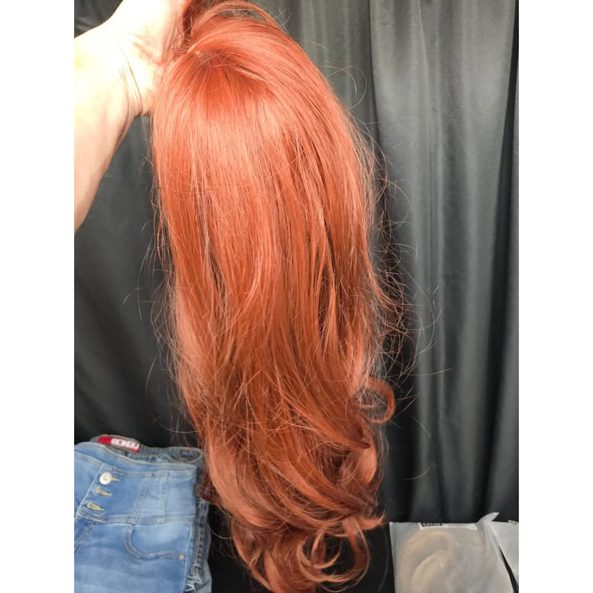 NEW - Honygebia Dark Red Wig with Bangs - Burgundy Wigs for Women, Wine Red Long Straight