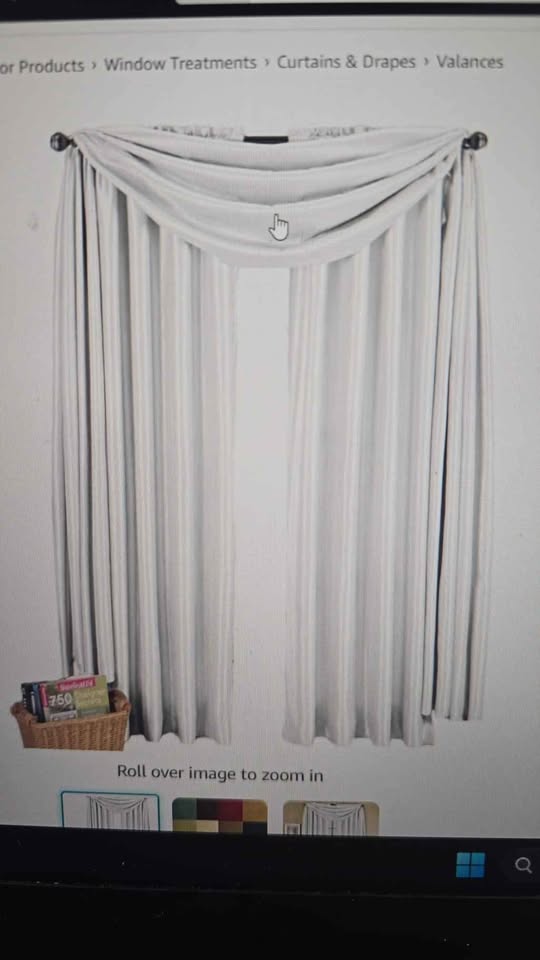 SheetNThings White Soho Window Scarf — 42 × 216 in
