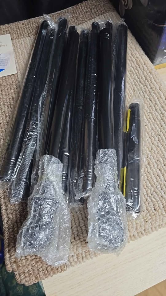 Home Composer Black Curtain Rod — 48–84 in