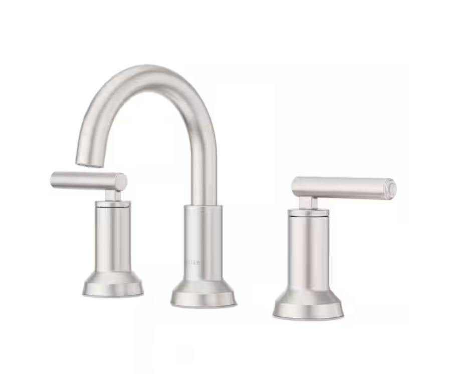Pfister Capistrano 2-Handle 8" Widespread Bathroom Faucet Spot Defense Brushed Nickel - UNUSED