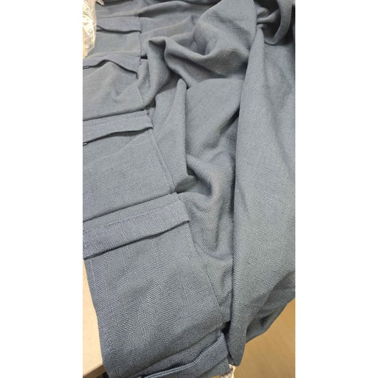 Navy Blue Pinch Pleated 40 x 102 **ONE PANEL**