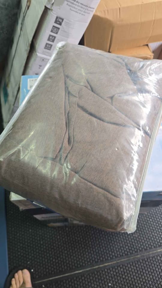 Dualife Chocolate Brown Pinch Pleated Blackout Curtains — 50 × 105 in, 2 Panels