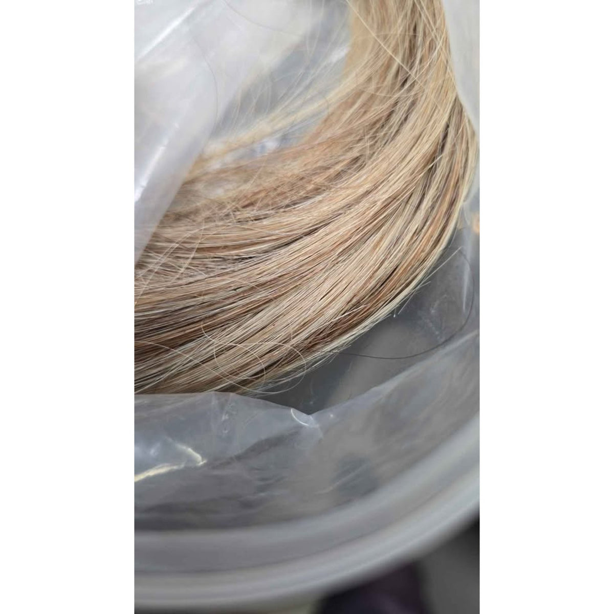 Benafee Highlight Ombre Lace Front Human Hair Chocolate Brown Ashe Blonde 20" 180 Density