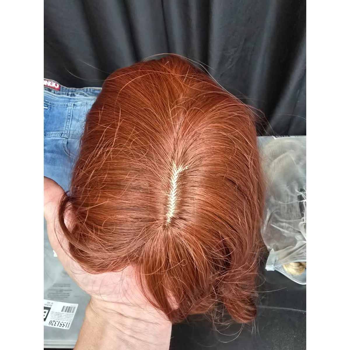 NEW - Honygebia Dark Red Wig with Bangs - Burgundy Wigs for Women, Wine Red Long Straight