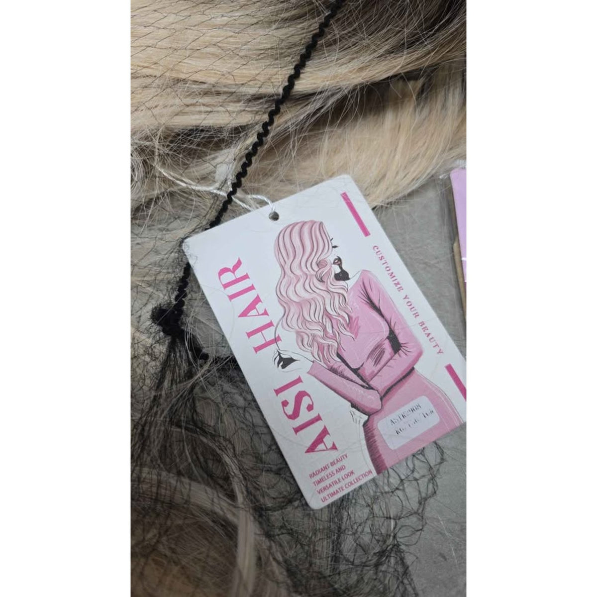 New AISI HAIR Biege Blonde Wig Bangs