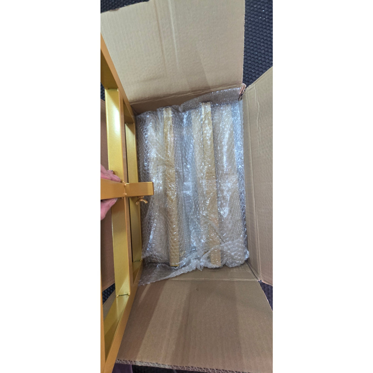 Fomcet 10 ft × 10 ft Gold Backdrop Stand