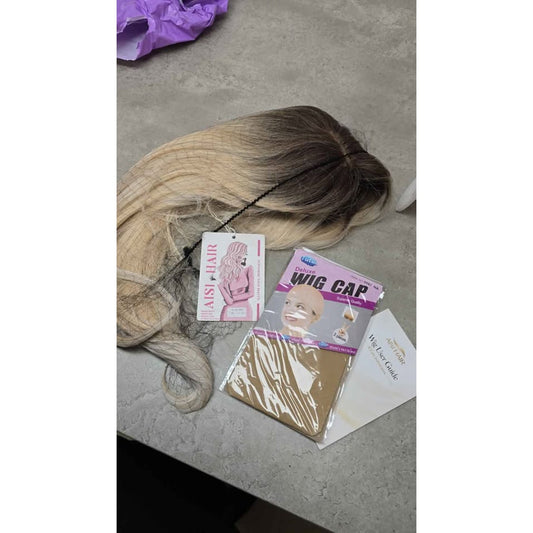 New AISI HAIR Biege Blonde Wig Bangs