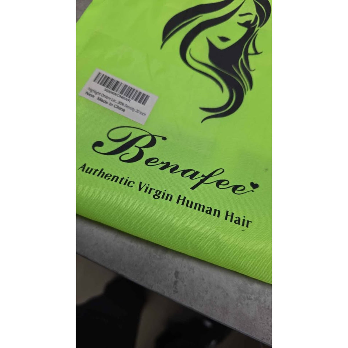Benafee Highlight Ombre Lace Front Human Hair Chocolate Brown Ashe Blonde 20" 180 Density