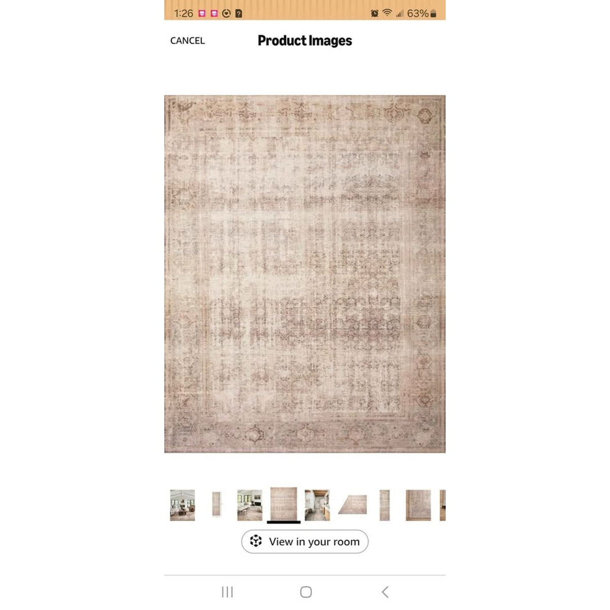 New Loloi Amber Lewis Georgie Collection GER-02 Ocean/Sand 10'-0" x 14'-0",  Area Rug