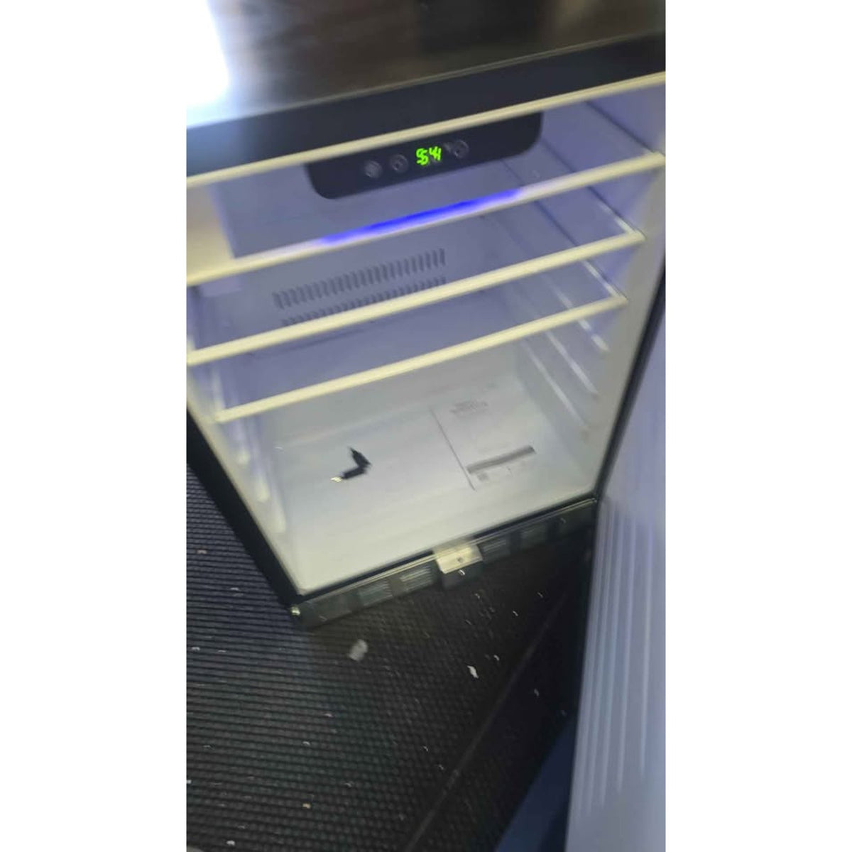 Cowsar 5 cu. ft. 180-Can Mini Fridge, Stainless Steel