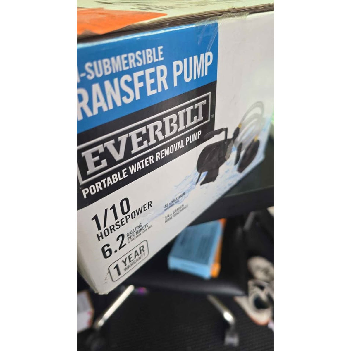 Everbilt 1/10 HP Transfer Pump (New)