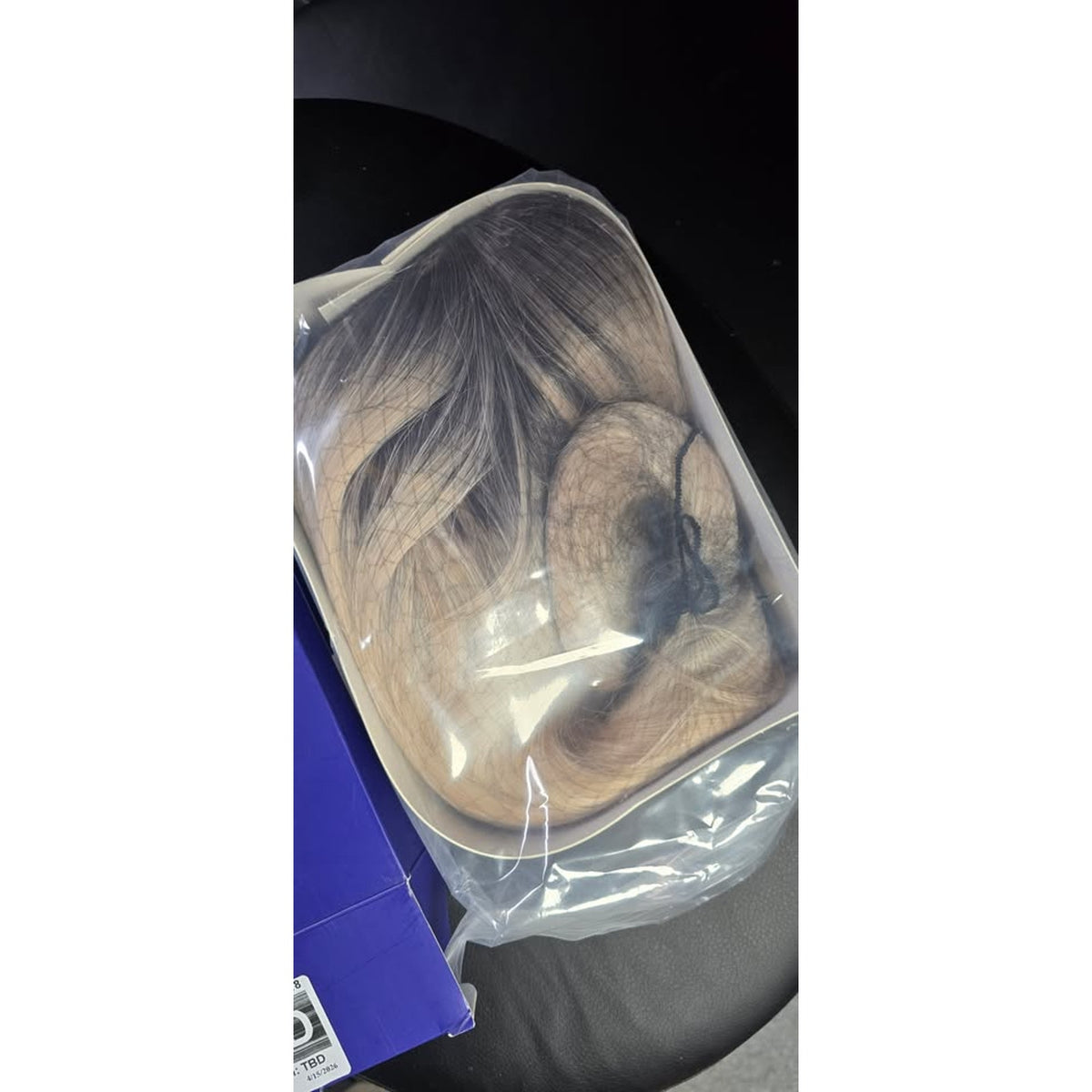 HAIRCUBE Long Synthetic Wig for Women Heat Resistant Natural Looking Hair with Bangs, 24"