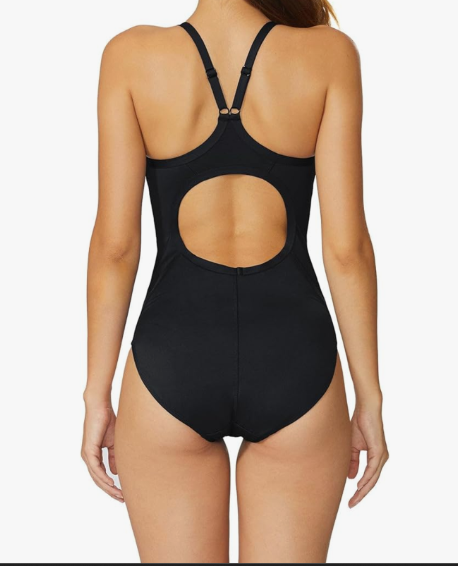 baleaf Athletic One-Piece Swimsuit – Black, Size 34 – NWT