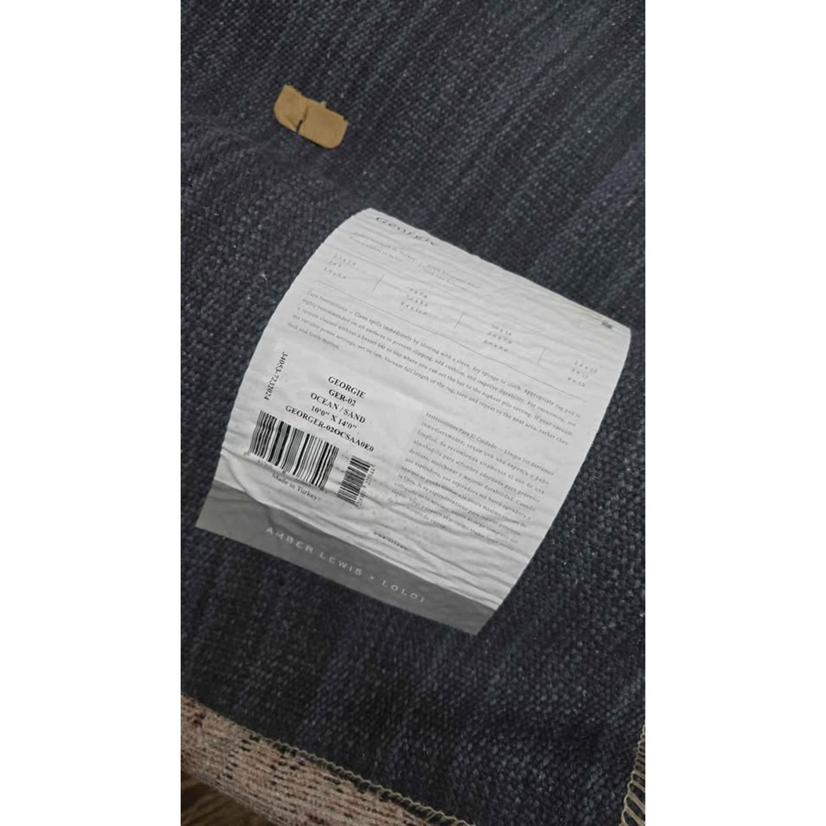 New Loloi Amber Lewis Georgie Collection GER-02 Ocean/Sand 10'-0" x 14'-0",  Area Rug