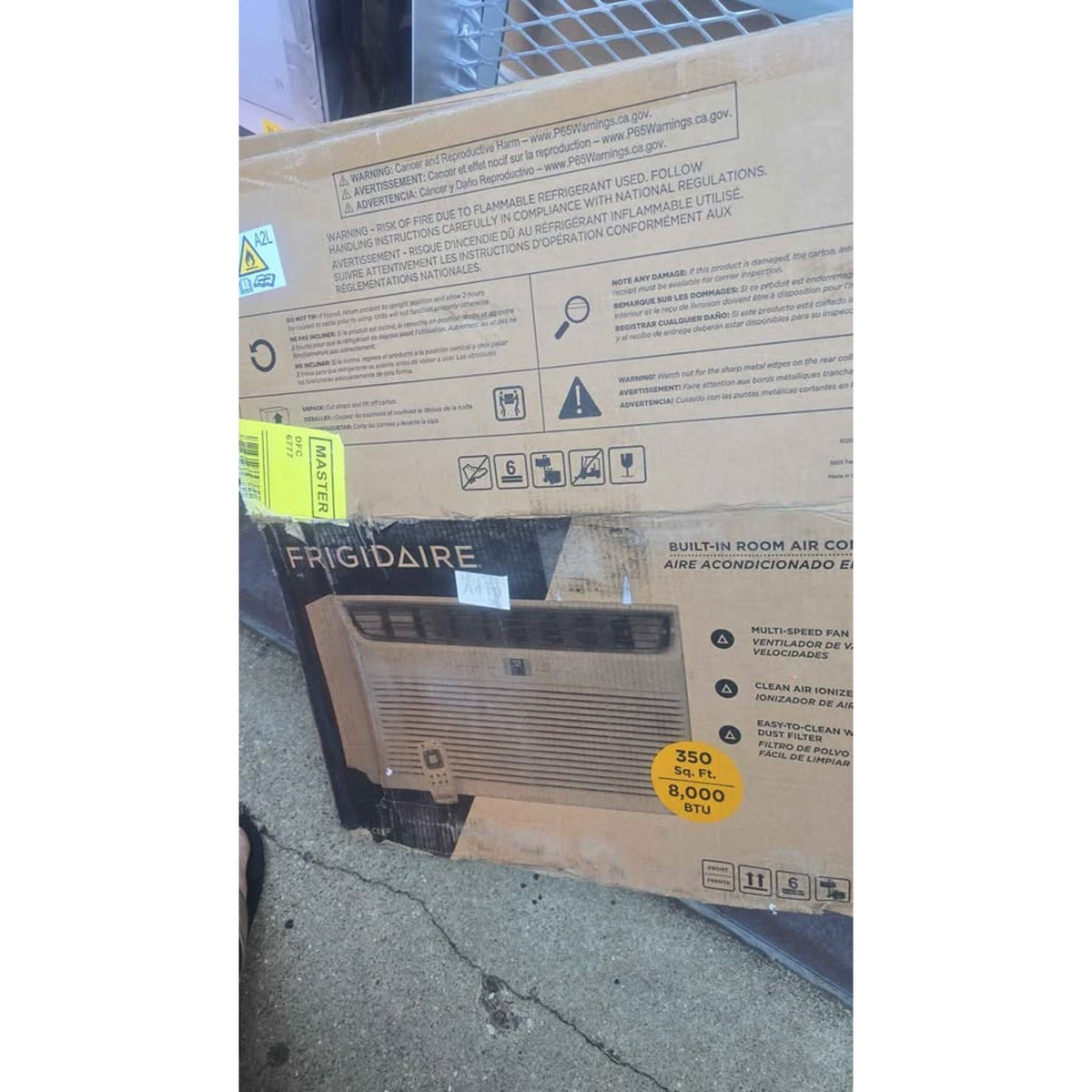 Frigidaire 8,000 BTU Built-In Air Conditioner – 24-inch Wide