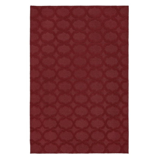 Garland Rug Sparta Non Slip Polypropylene 4 Ft. X 6 Ft. Chili Pepper Red Area Rug