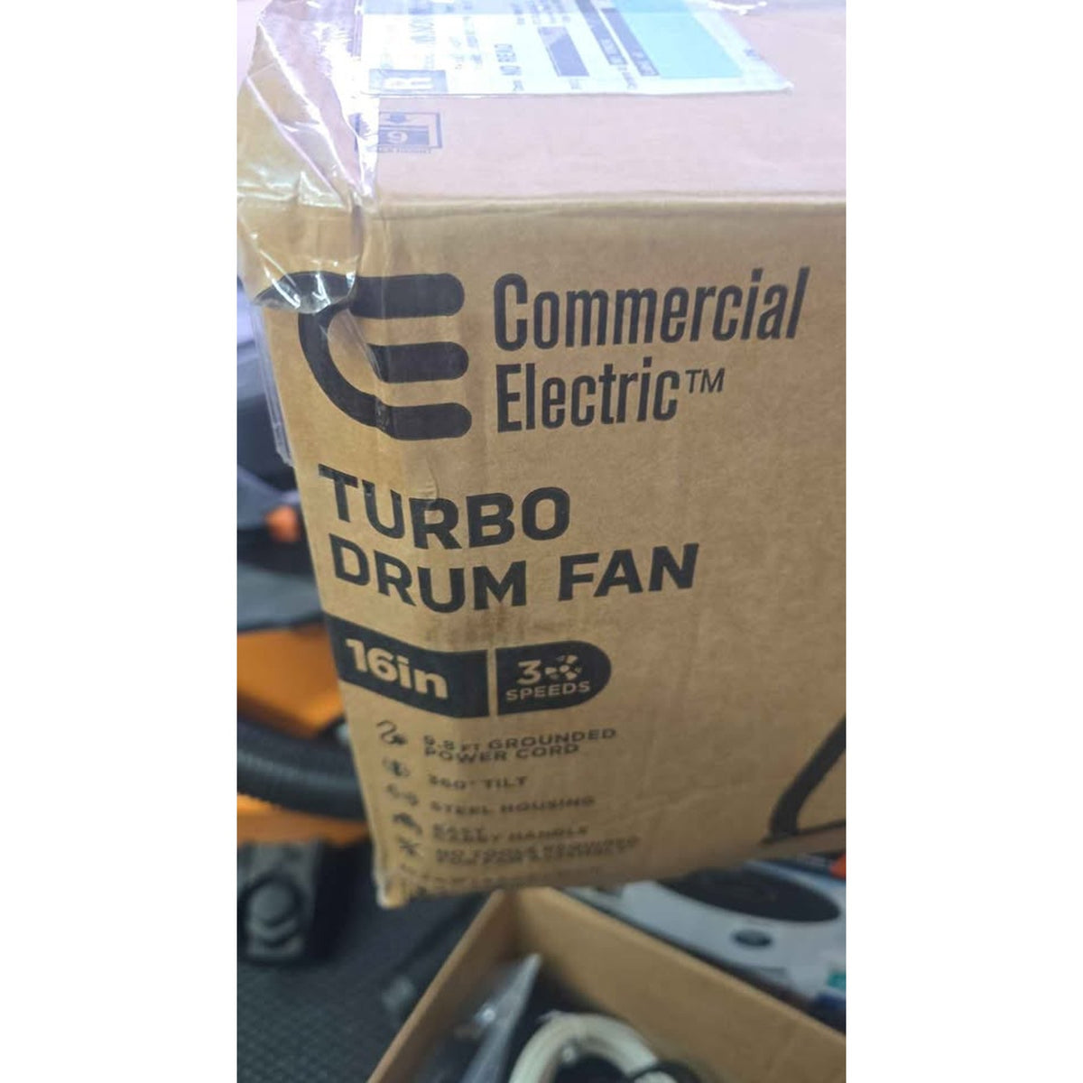New Commercial Electric Turbo Drum Fan 16"