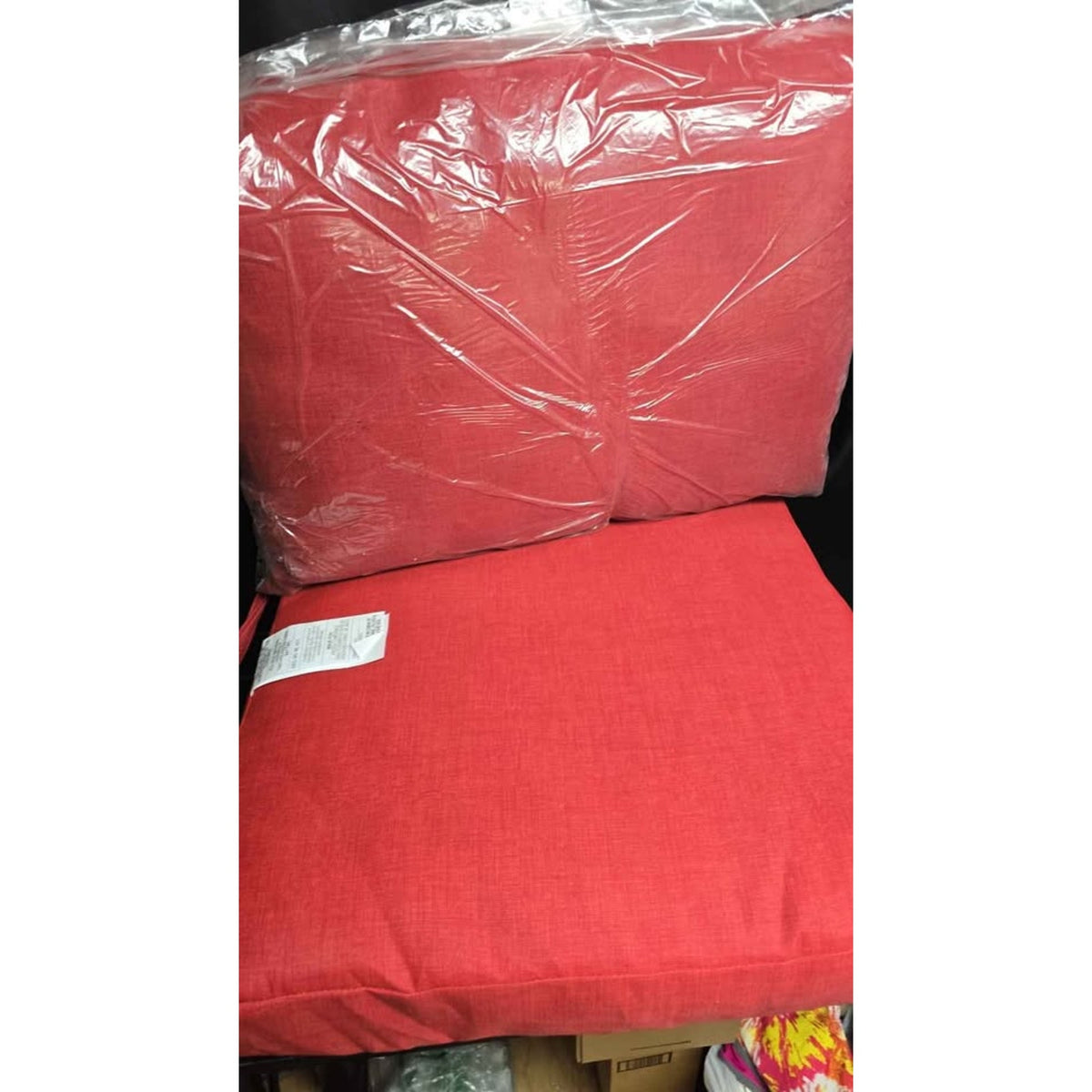 Arden Selections 21 x 21 Ruby Red Leala Outdoor Cushion Set