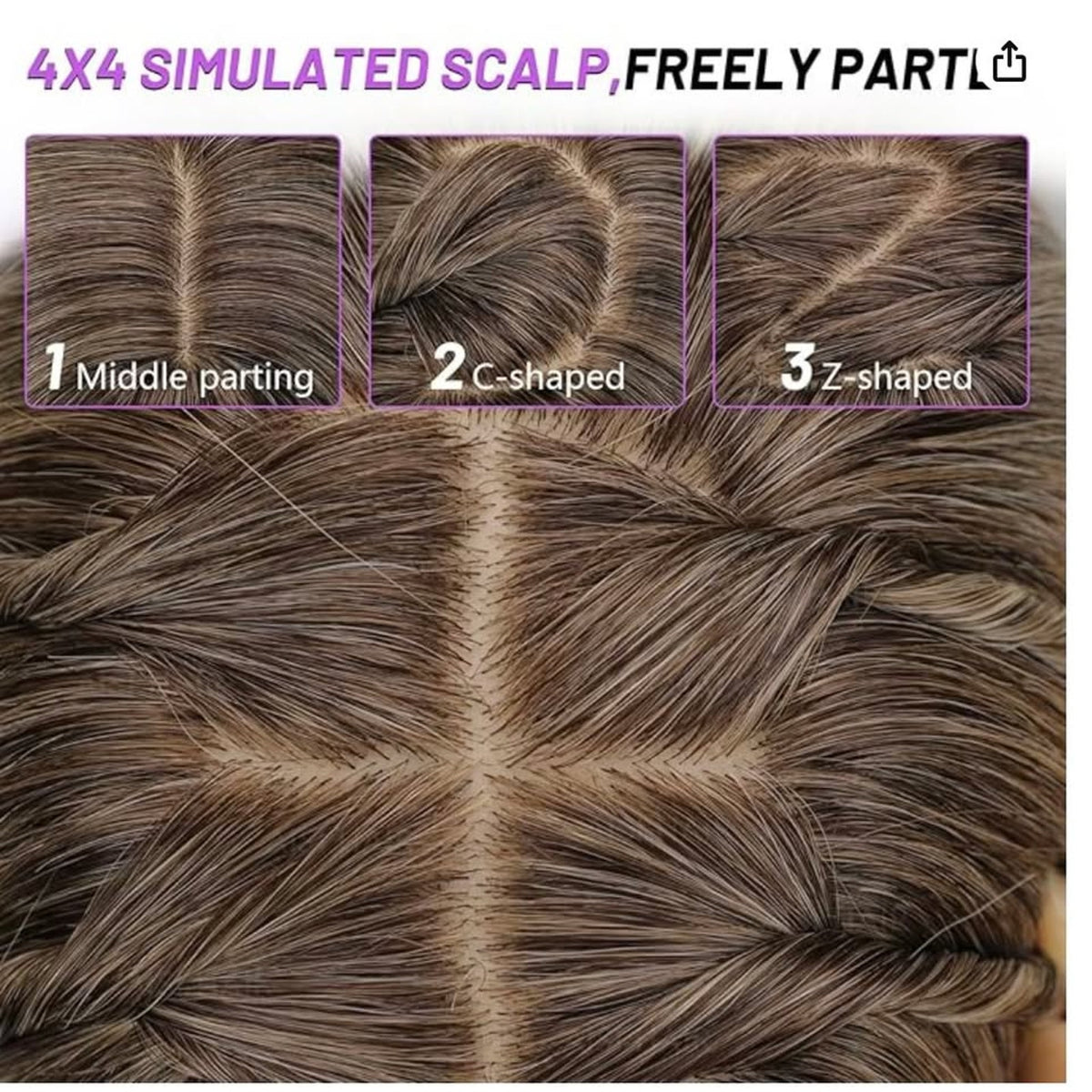 AISI HAIR 【Beginner Friendly Wigs】 Blonde Wig with Bangs for Women, Middle Length NaturalLayered