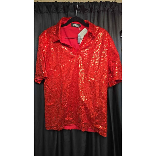 Disco Shirt Sequins Halloween Costume